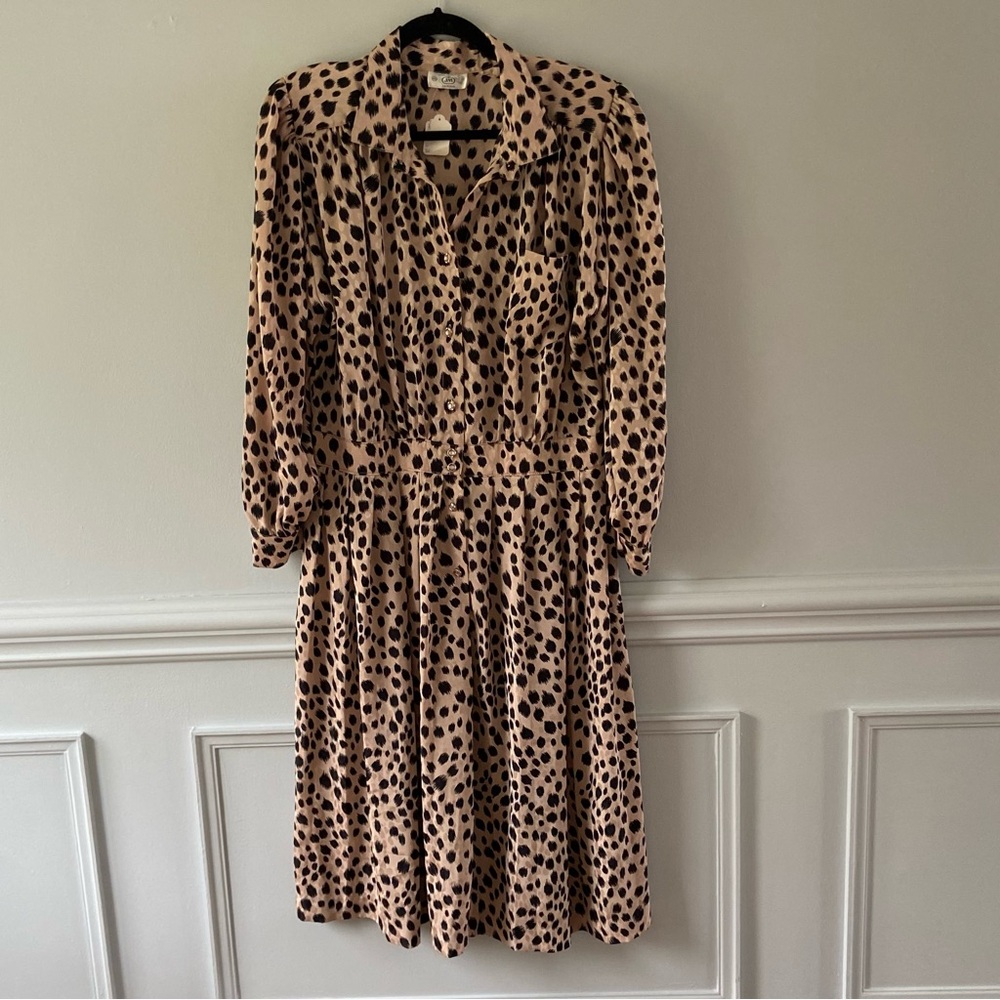Vintage Printed Dress